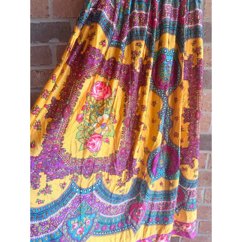Malbe Maxi Colorful Skirt Size 12 (see measurements) - Picture 4 of 7